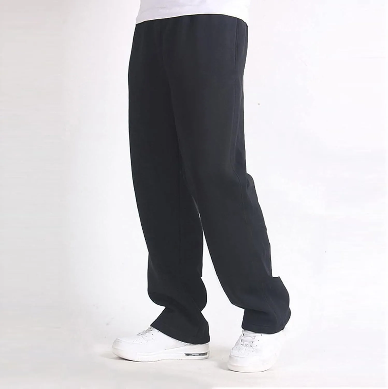 Mens Tracksuit Bottoms Pants Casual Stretchy Joggers Loungewear Sweatpant Loose Elastic Waist Cargo Pant