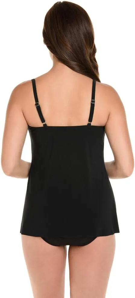 Miraclesuit Women's Swimwear Marina Sweetheart Neckline Underwire Bra Tankini Bathing Suit Top