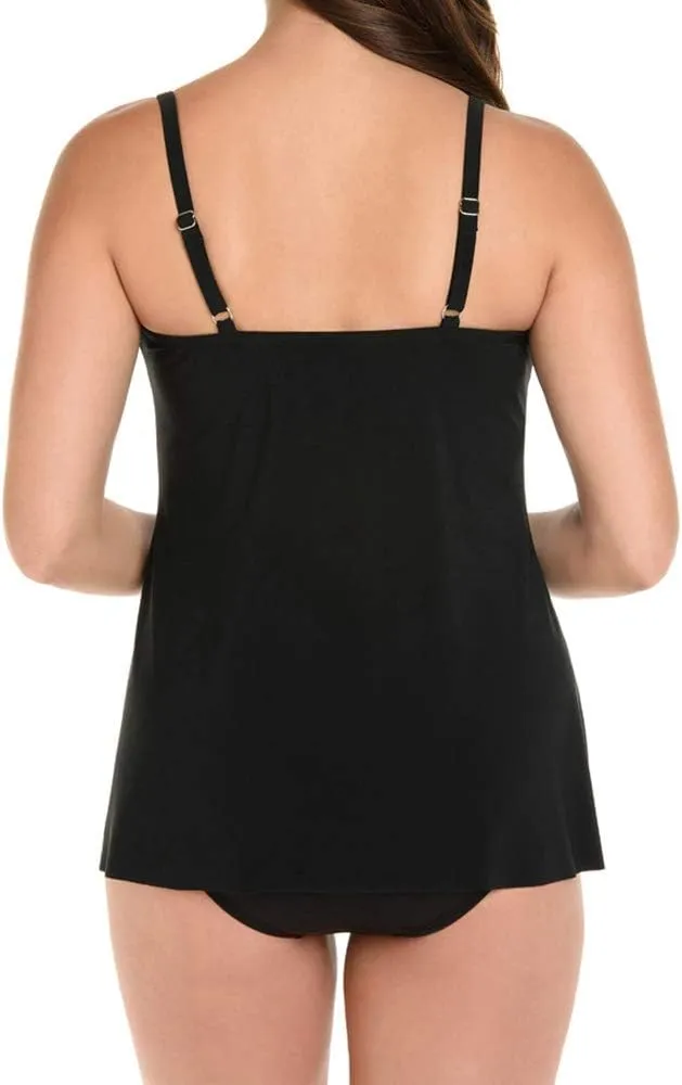 Miraclesuit Women's Swimwear Marina Sweetheart Neckline Underwire Bra Tankini Bathing Suit Top