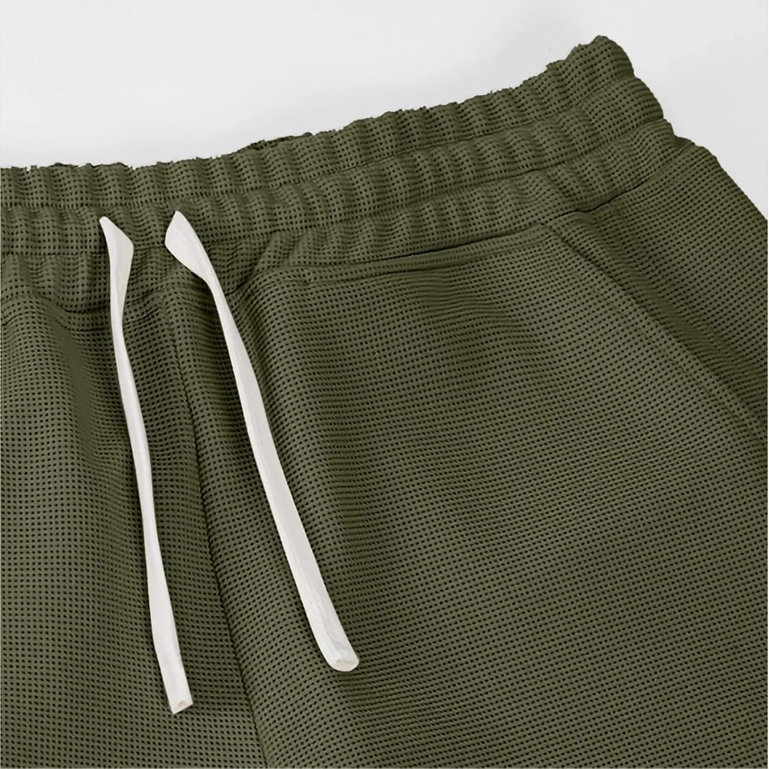Muscularfit Mens Pants Casual Relaxed Fit Elastic Waist Drawstring Trousers Casual Solid Straight Sweatpants Outdoor Fashion