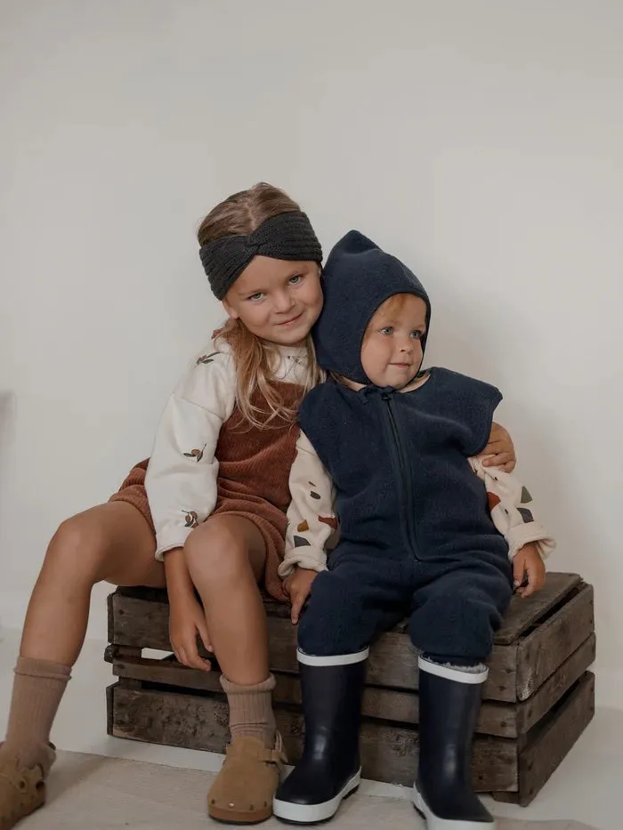 Organic Zoo - Blue Nights Fleece Bonnet