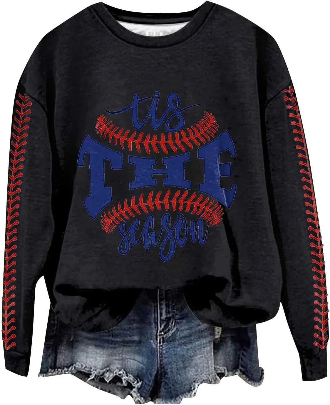 Para Casual Convention For Tarot And Brews Classic Sweatshirt Black Sweatshirt Maroon Game Day Outfits Sequin