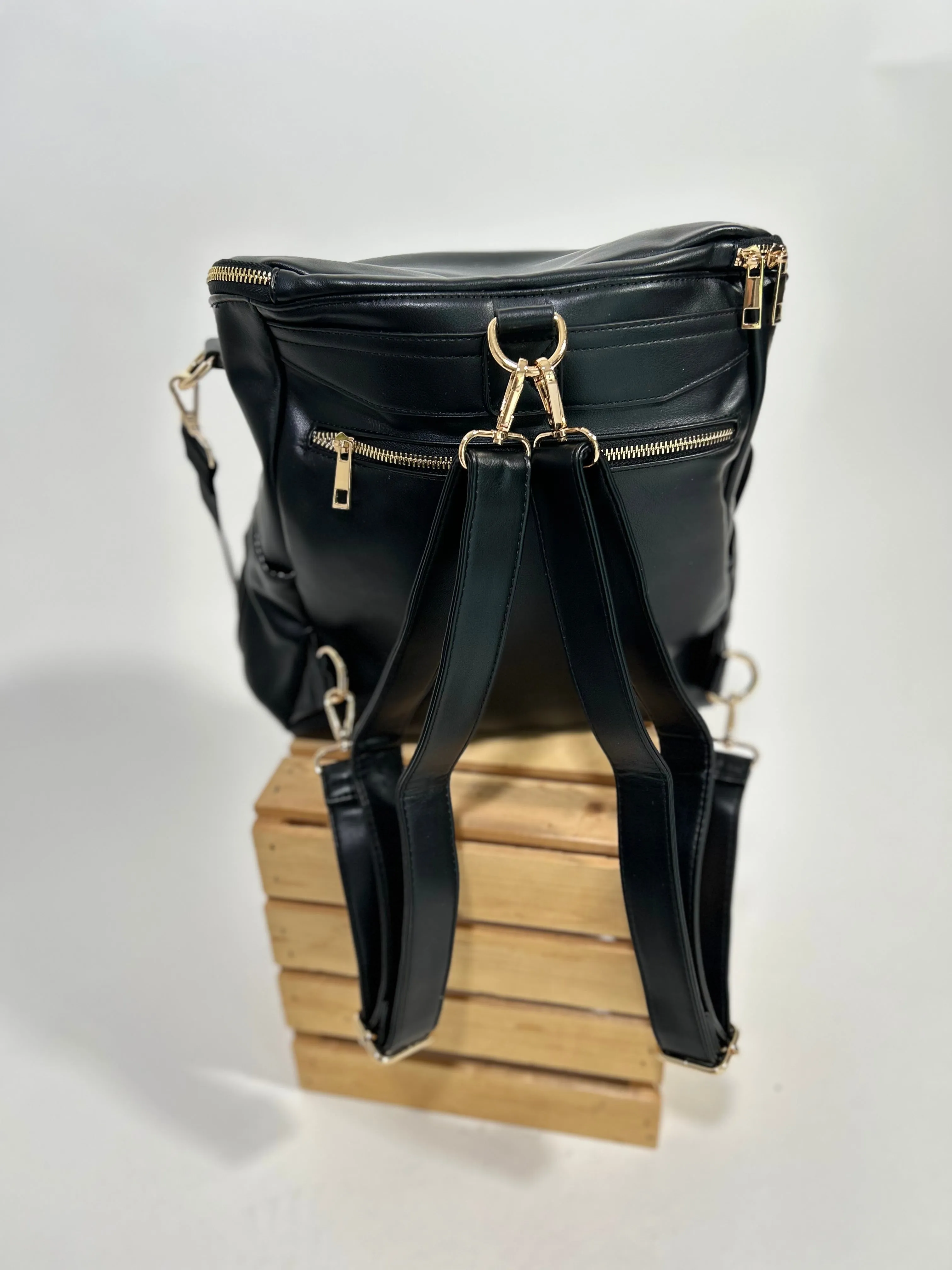 Raise Rad Littles Convertible Backpack- BLACK -FINAL SALE