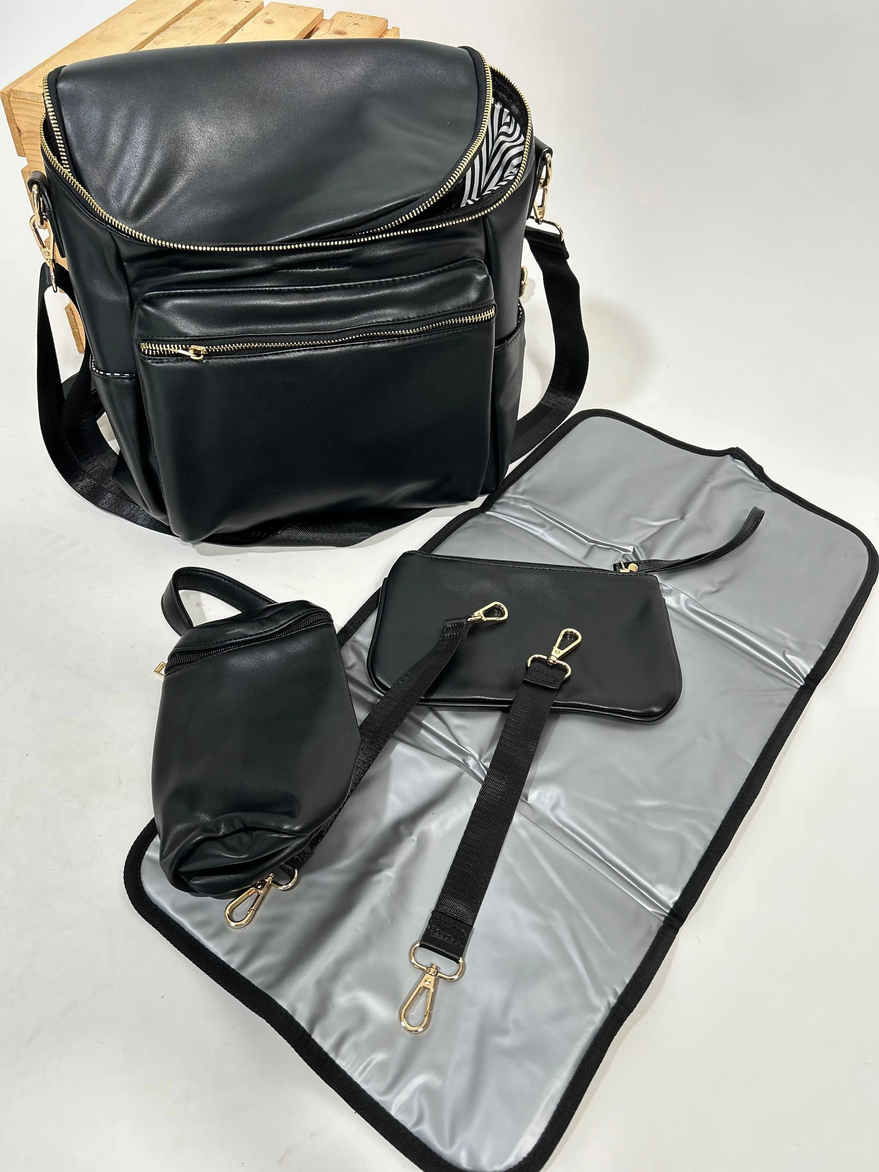 Raise Rad Littles Convertible Backpack- BLACK -FINAL SALE