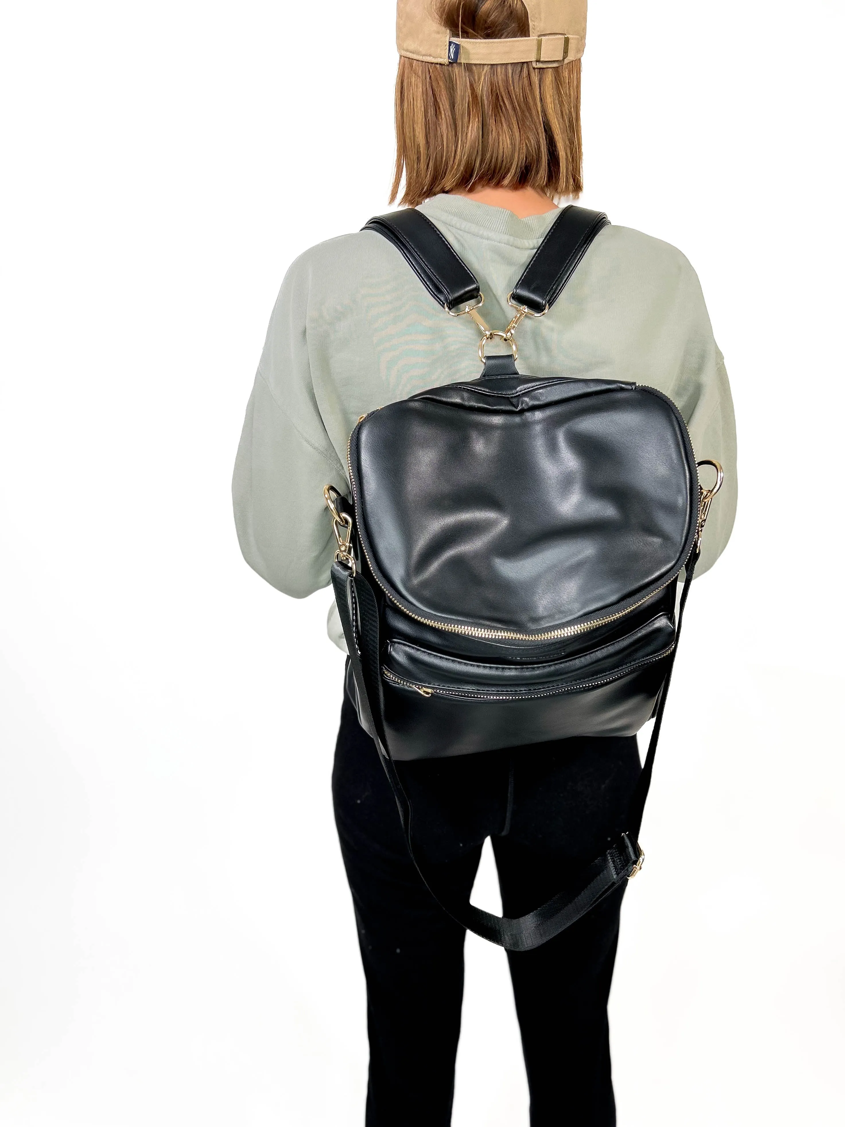 Raise Rad Littles Convertible Backpack- BLACK -FINAL SALE