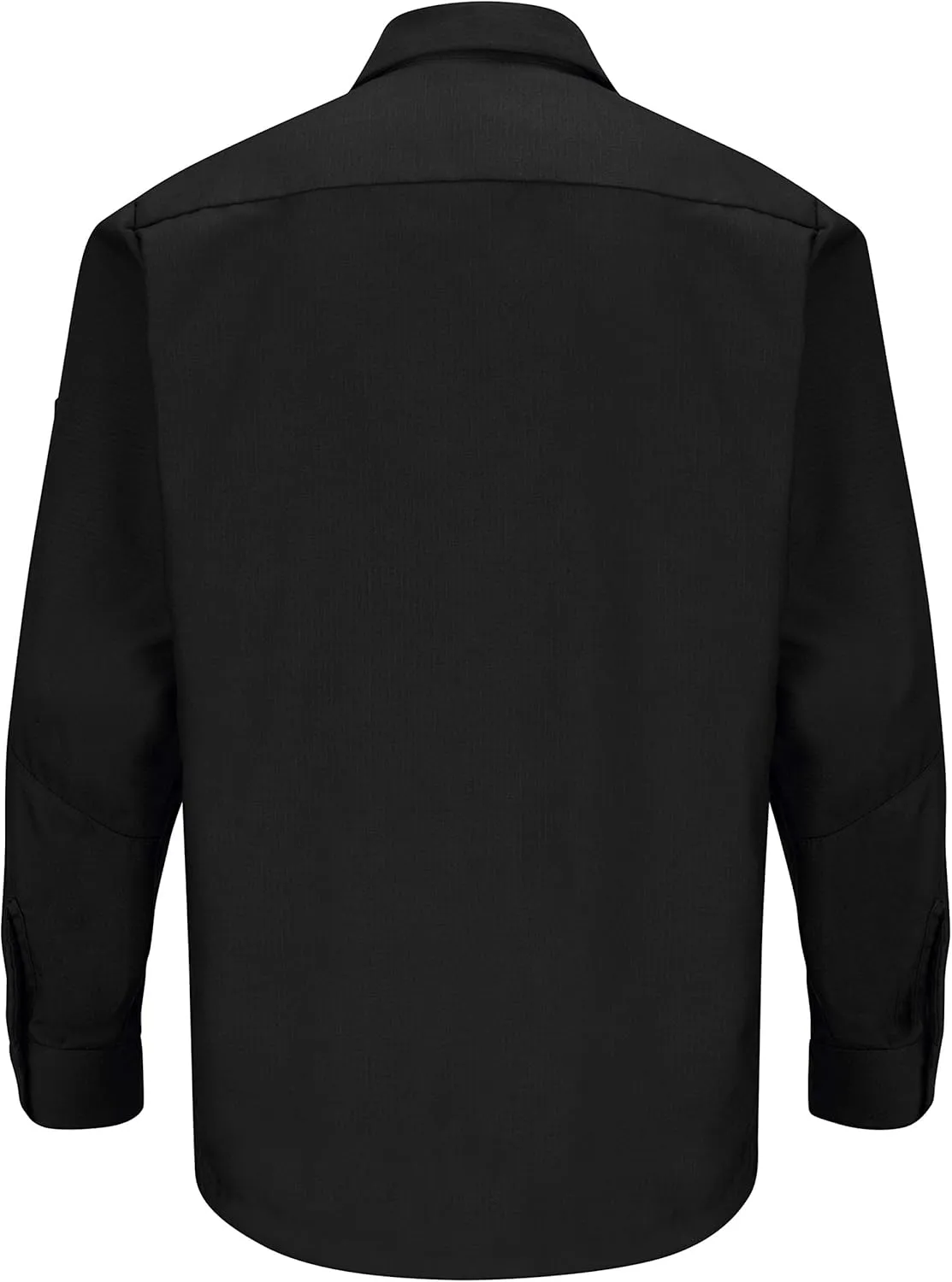 Red Kap Men's Ripstop Crew Shirt, Long Sleeve
