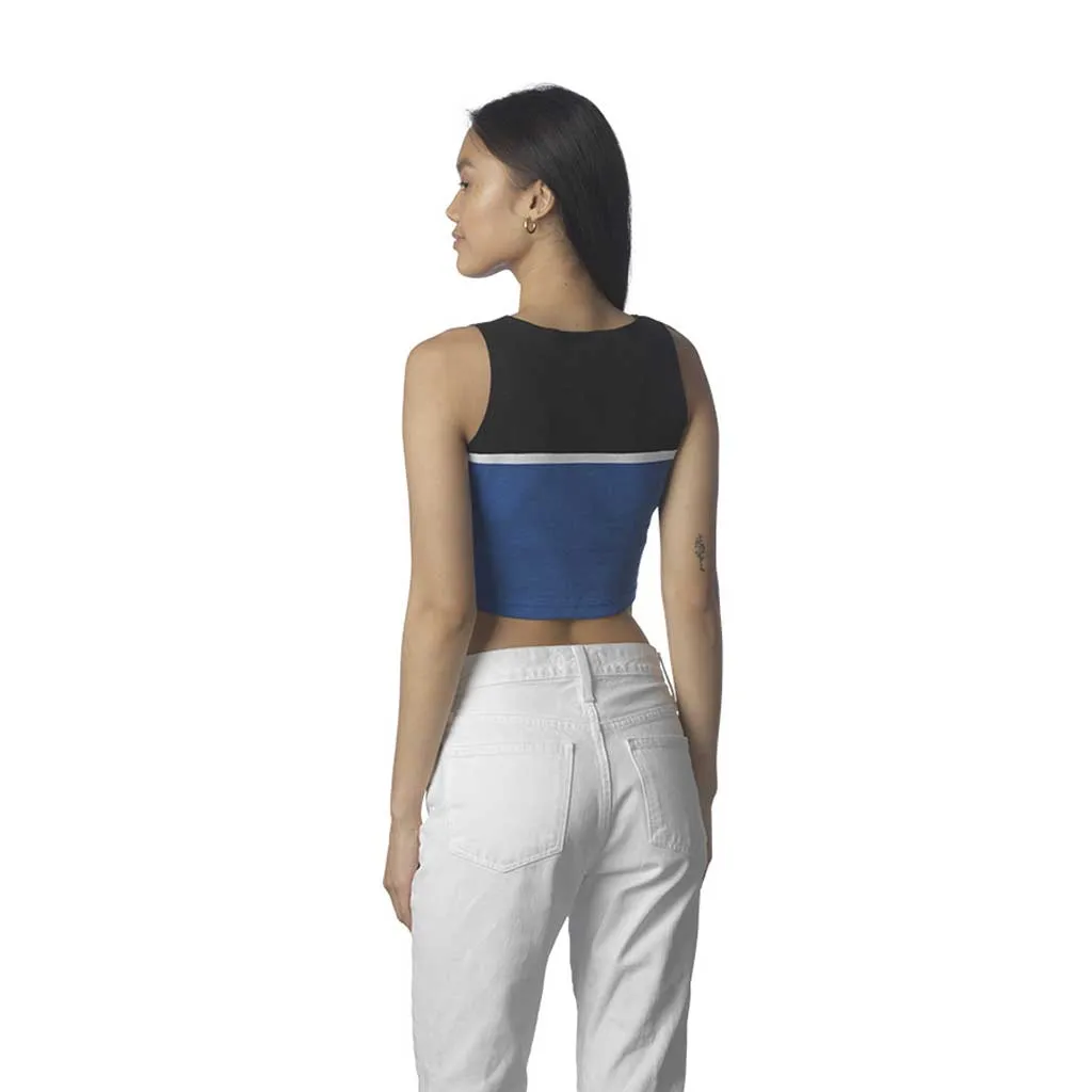 Santa Cruz Women's Classic Dot Colorblock Tank Top - Black/Blue
