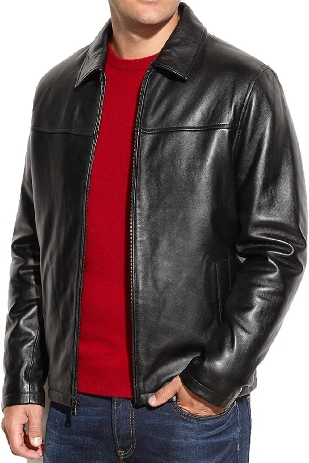SID Lambskin Leather Men's Lambskin Leather Jacket