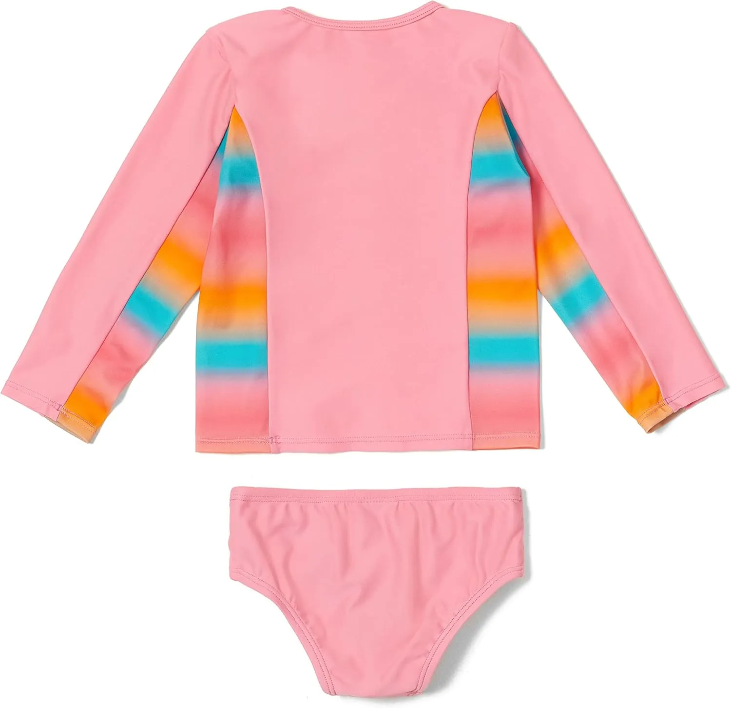 Speedo Girl's Uv Swim Shirt Long Sleeve Rashguard Set