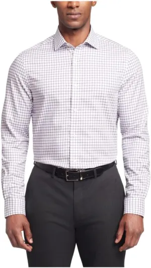Tommy Hilfiger Men's Dress Shirt Regular Fit Stretch Twill