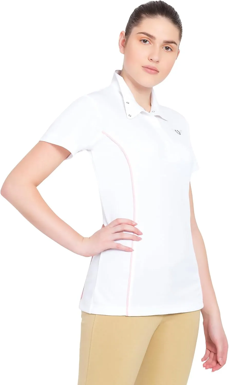 TuffRider Women's Kirby Kwik Dry Short Sleeve Show Shirt