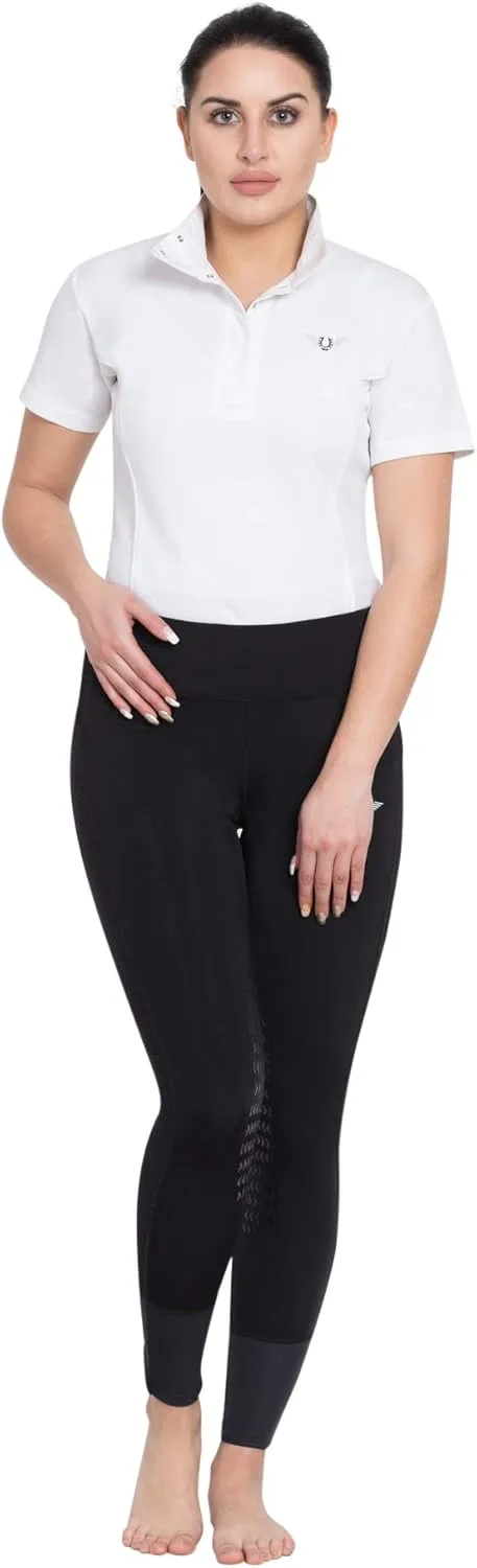 TuffRider Women's Kirby Kwik Dry Short Sleeve Show Shirt