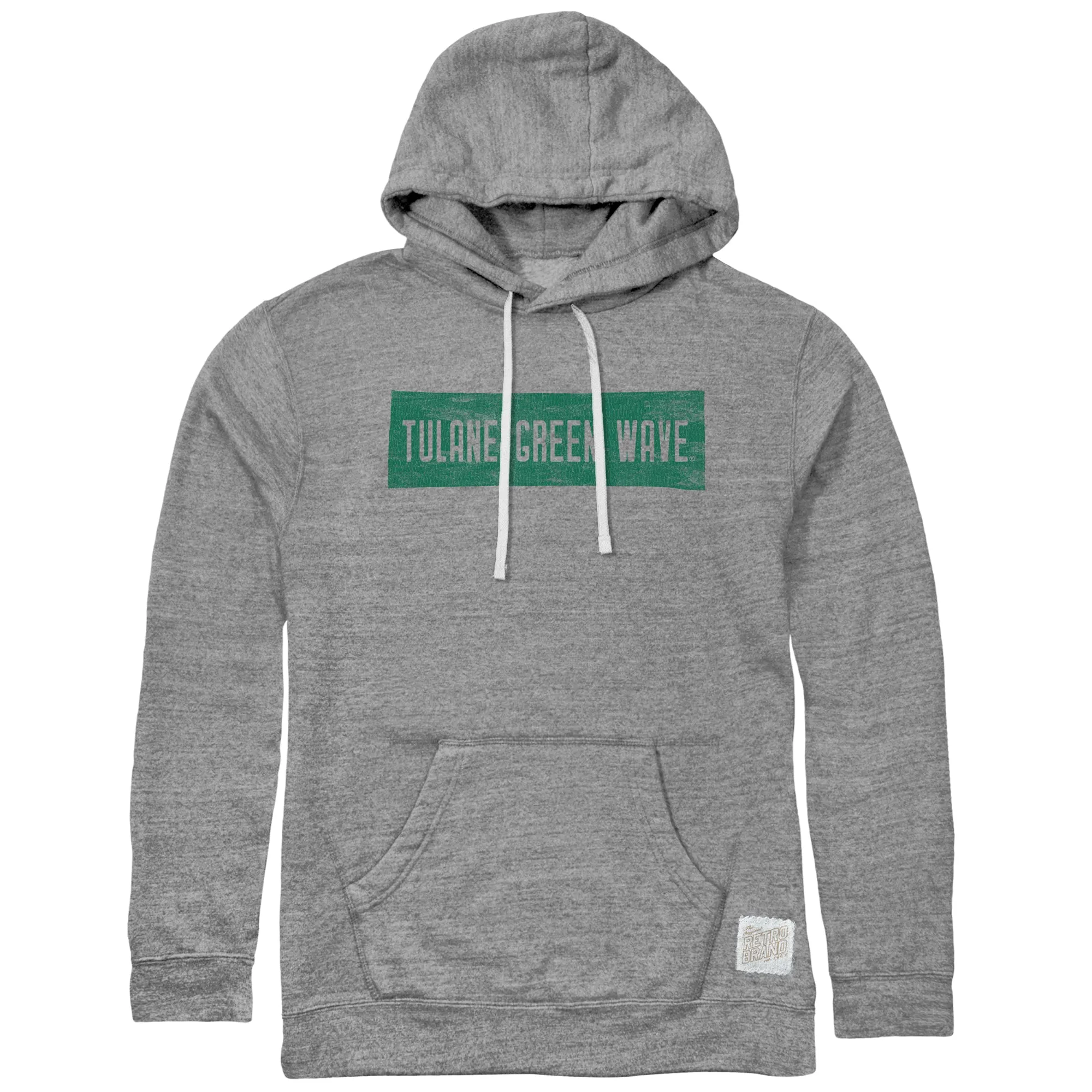 Tulane GreenWave Tri-Blend Hoodie