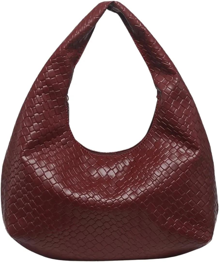 Vintage Genuine Leather Tote Bag for Women - Top Handle Hobo Shoulder Purse