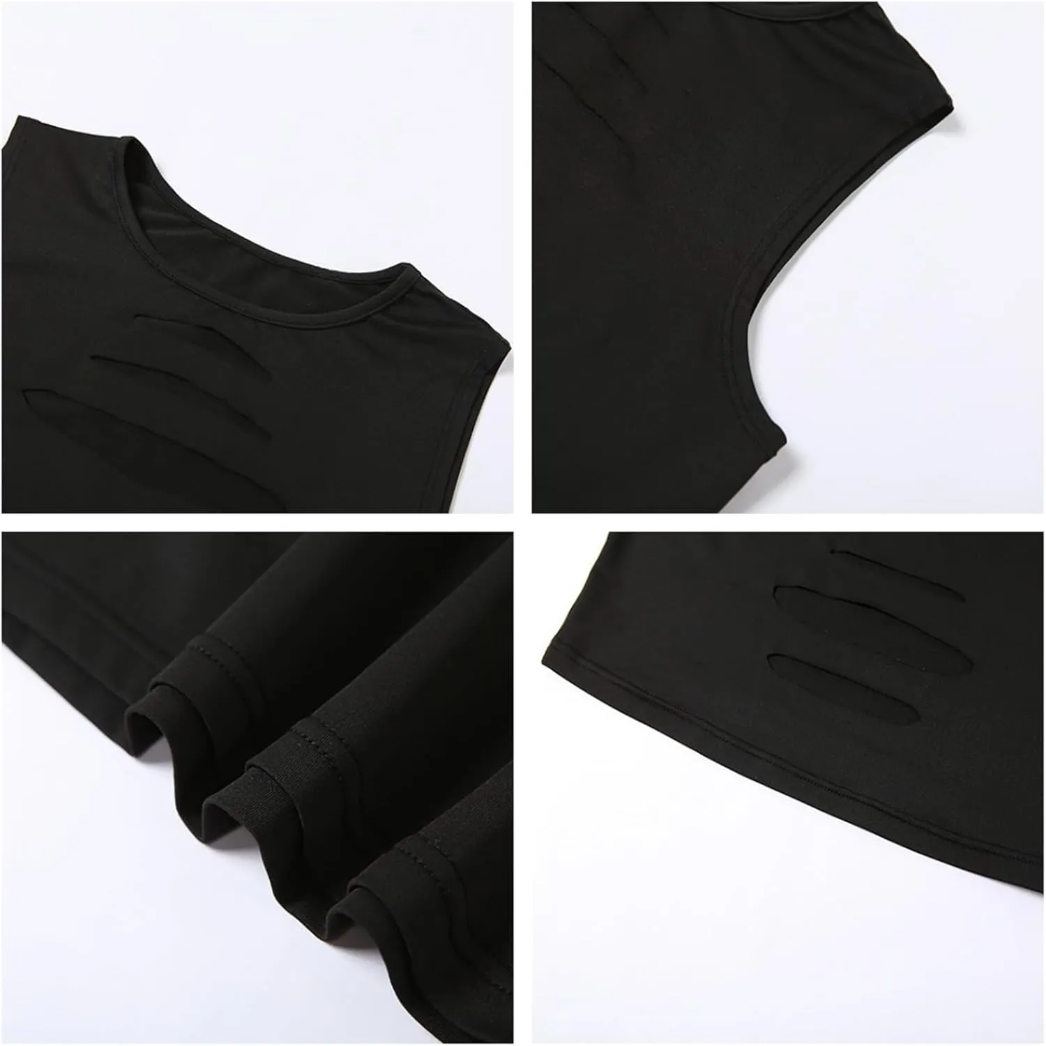 Women Gothic Crop Top Camisole Tank Tops Clubwear Cropped Cami T-Shirt