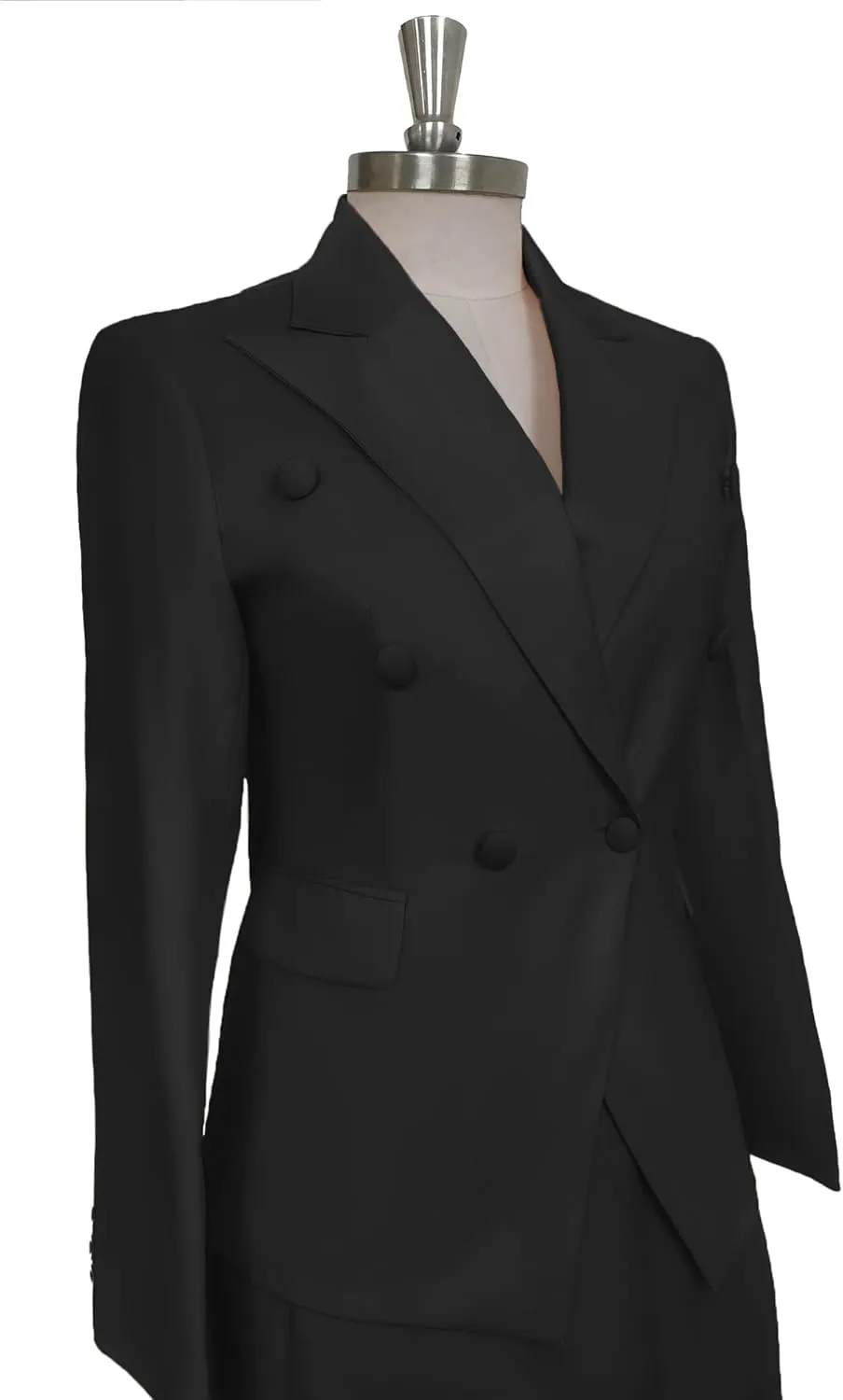 Women's 2 Piece Skirt Suit Double Breasted Jacket & Pencil Skirt Formal Office Business Suit
