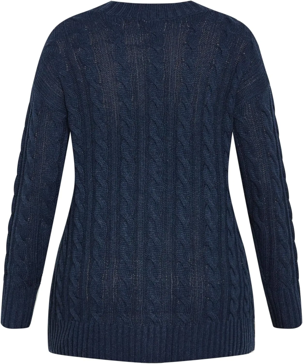 Women's Cara Cable Knit V Neck Cardigan