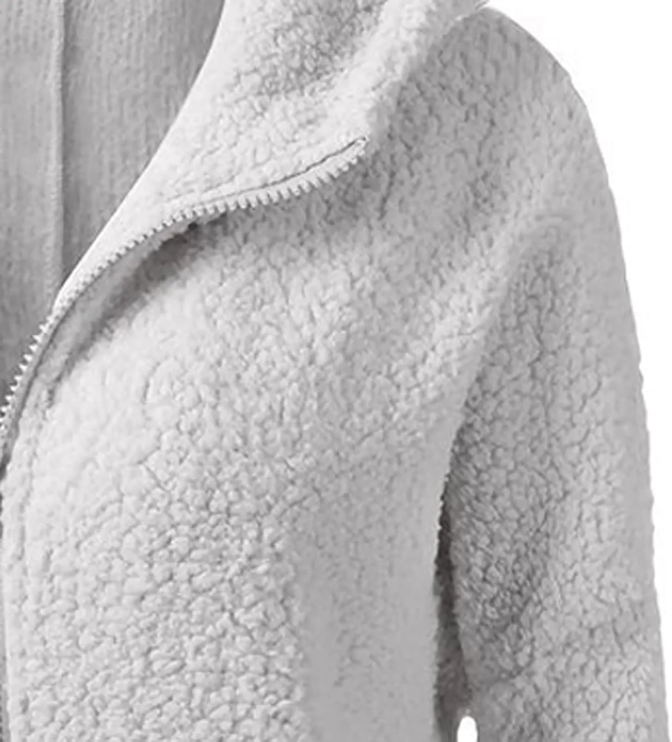 Womens Cozy Winter Fleece Hoodie Jackets 2023 Zip Up Fuzzy Sherpa Hooded Sweatshirts Oversized Warm Shearling Coat