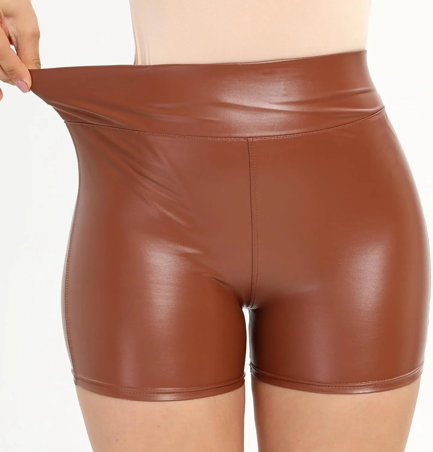 Women's High Waist Hem Ripped Denim Shorts