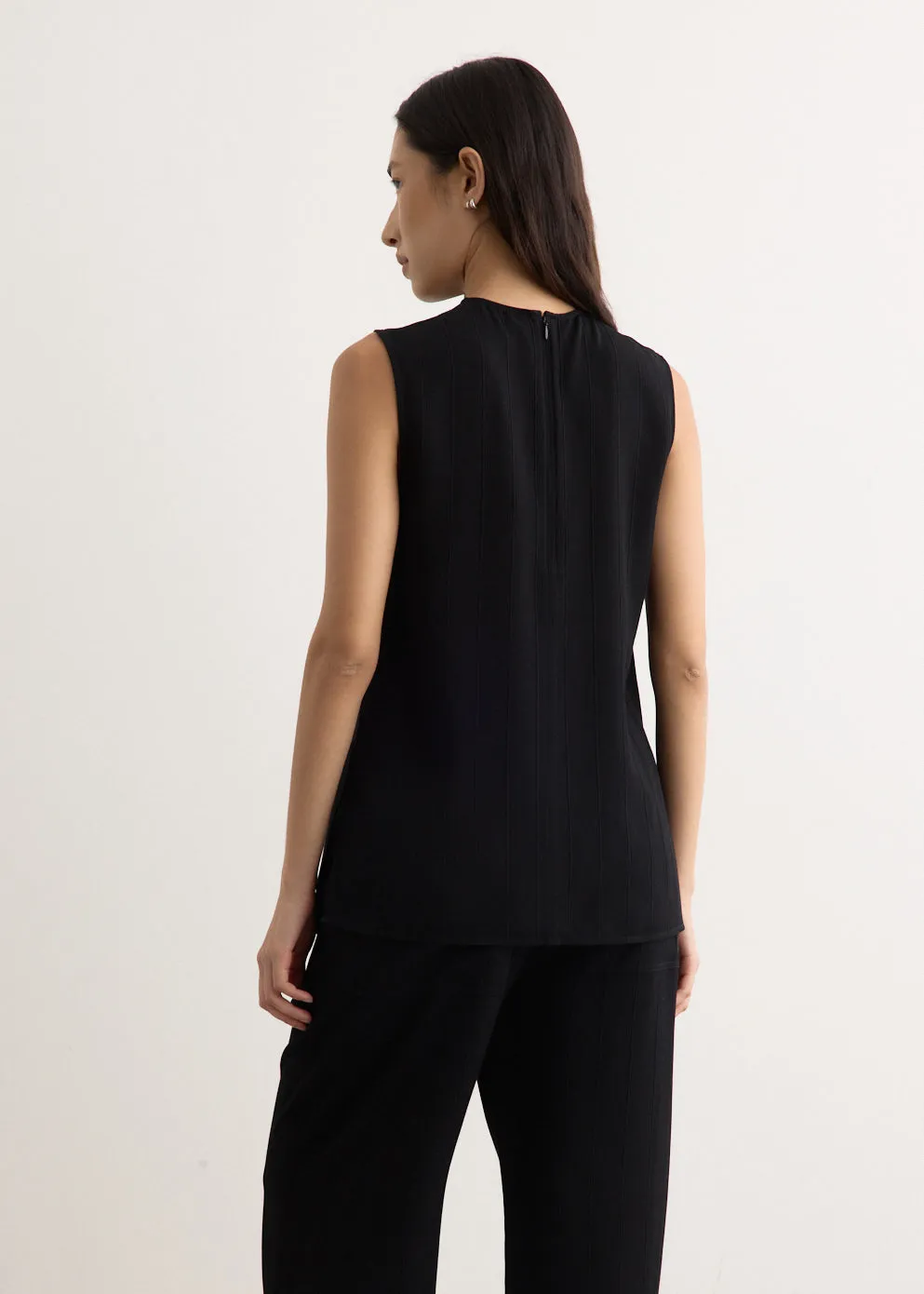 Woven Stripe Top