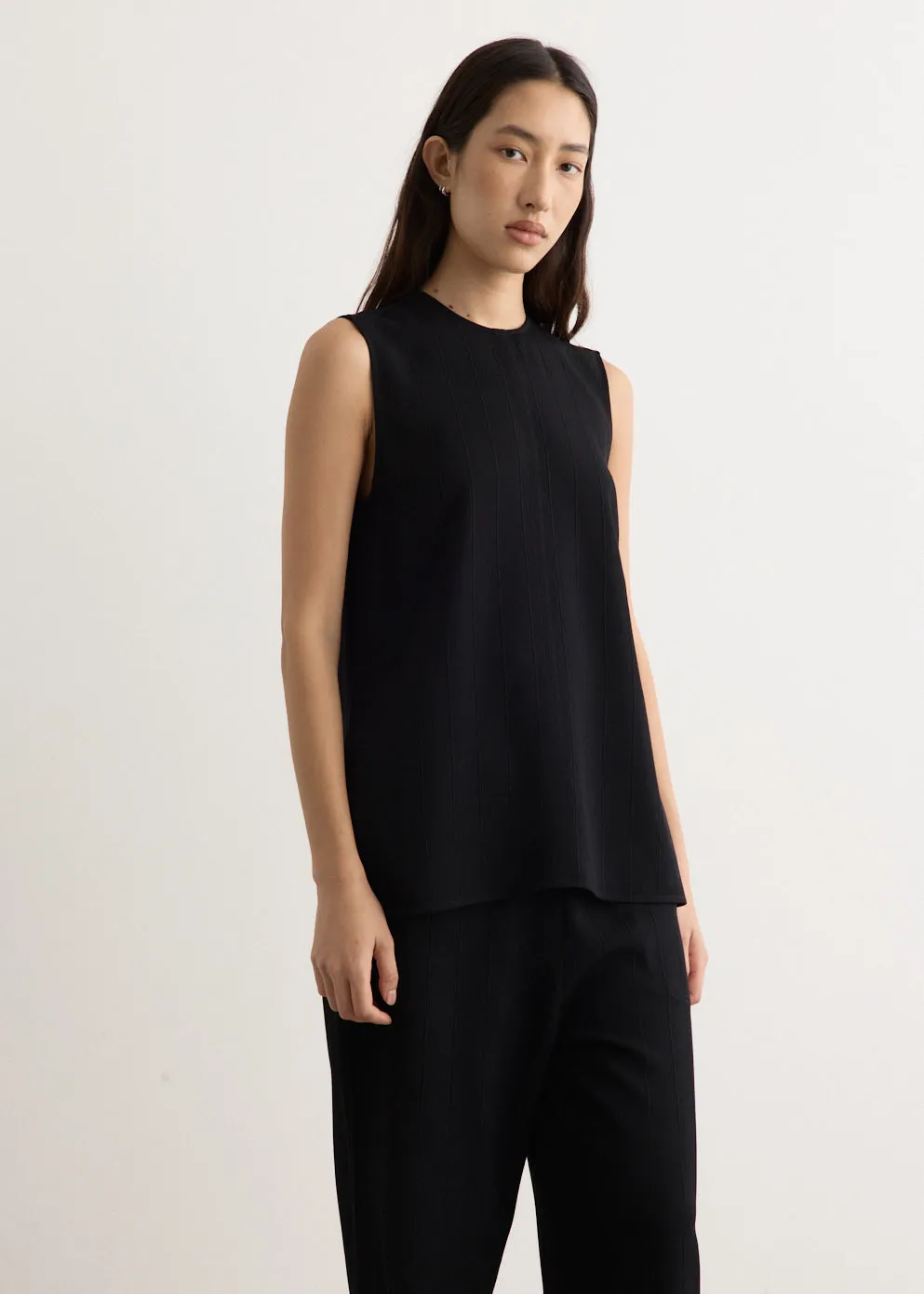 Woven Stripe Top